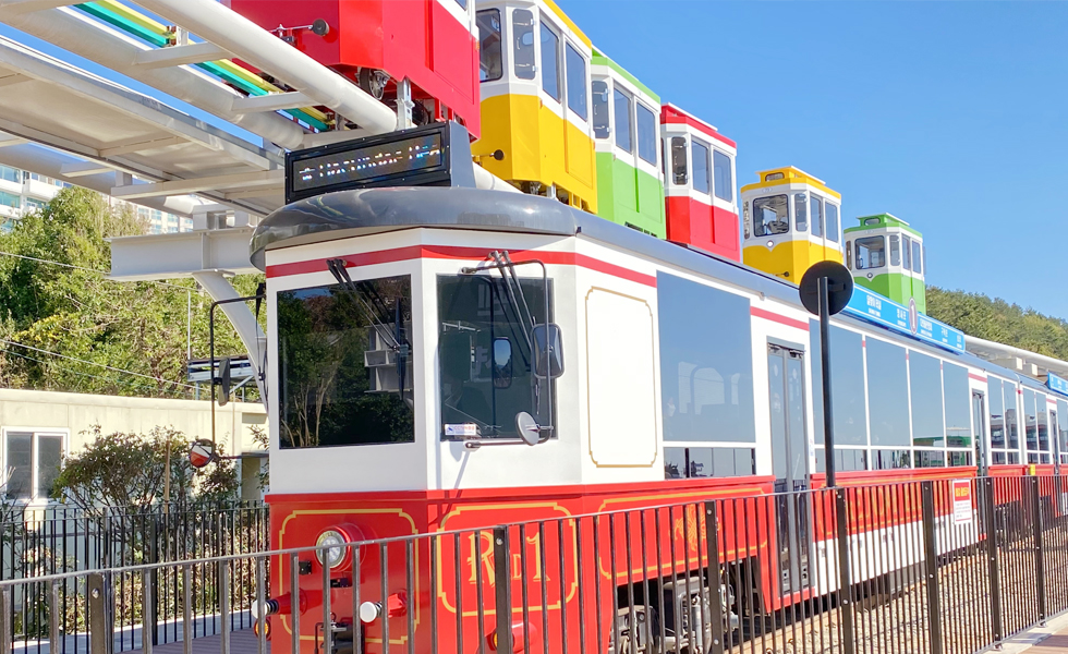 Haeundae Beach Train en Corea